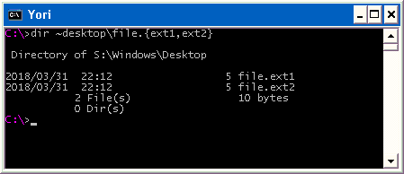 Image of file matching specifications